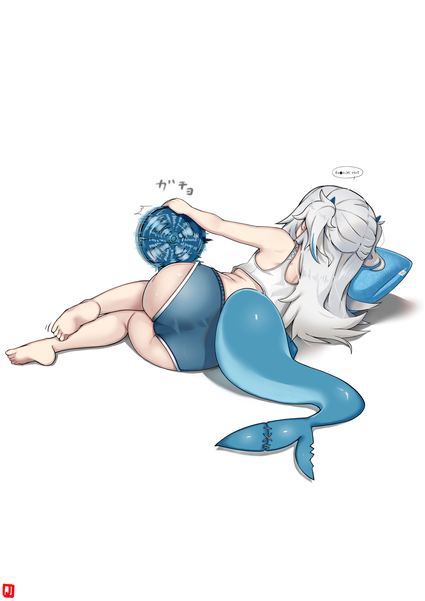 This is a pixiv picture whose title is gura.
