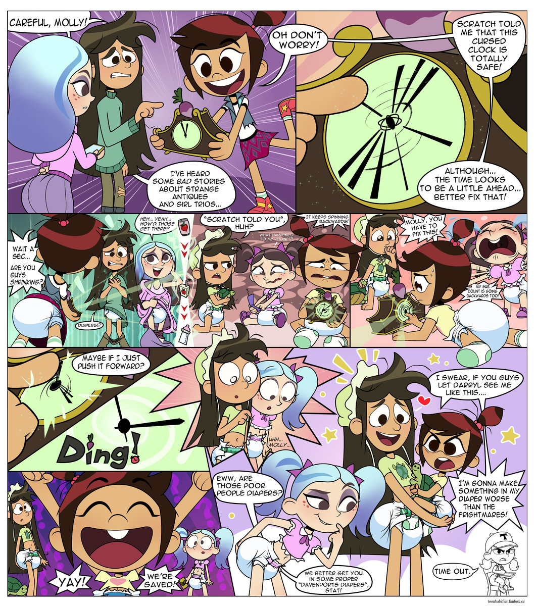 This is a pixiv picture whose title is TGAMM AR Comic - Time Out.