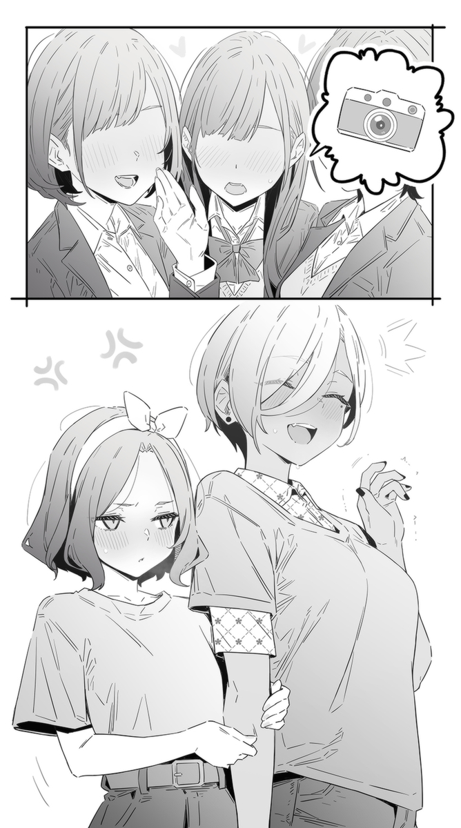 This is a pixiv picture whose title is ガールズバンドクライ.
