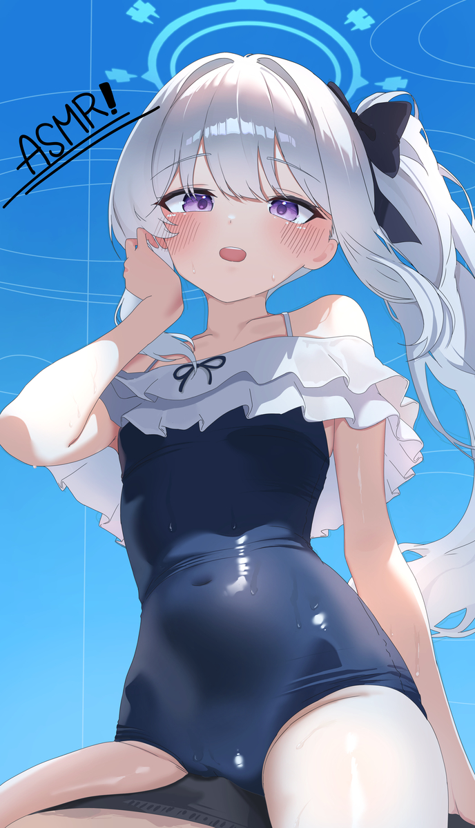This is a pixiv picture whose title is ASMR ミヤコ.