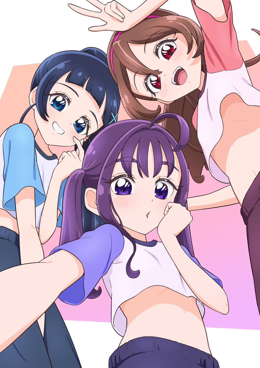 This is a pixiv picture whose title is キミプリ ダンス部.