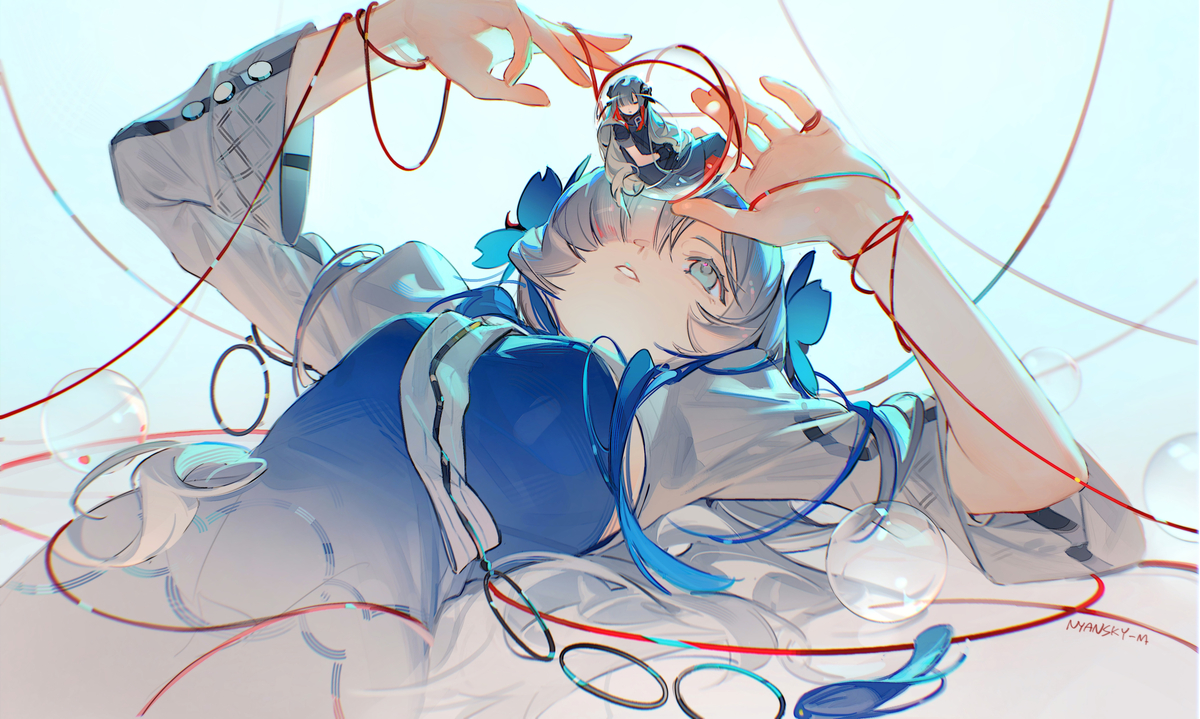 This is a pixiv picture whose title is 血管.