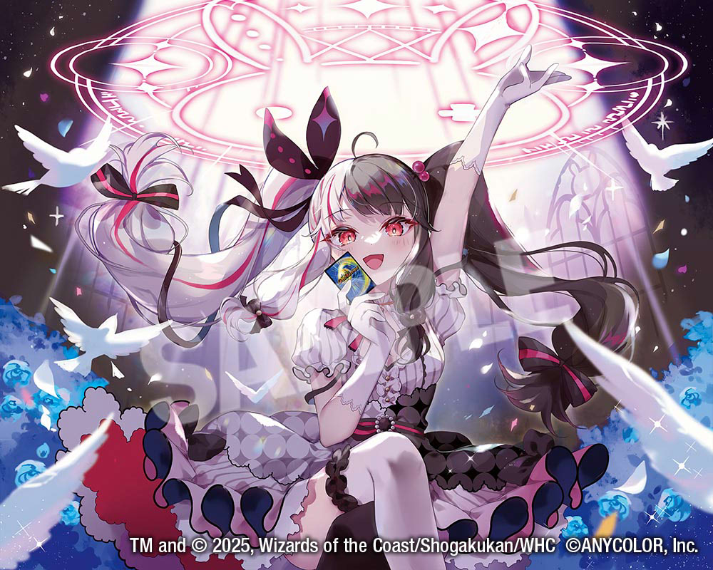 This is a pixiv picture whose title is にじデュエマ《幻双の絆》.