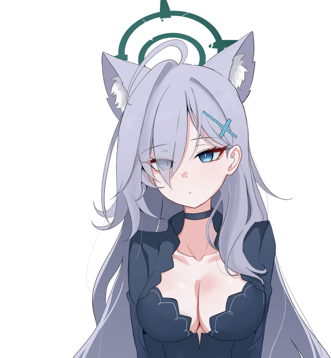 This is a pixiv picture whose title is 늑대.