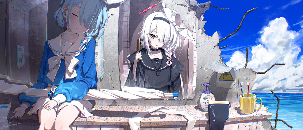 This is a pixiv picture whose title is 無題.