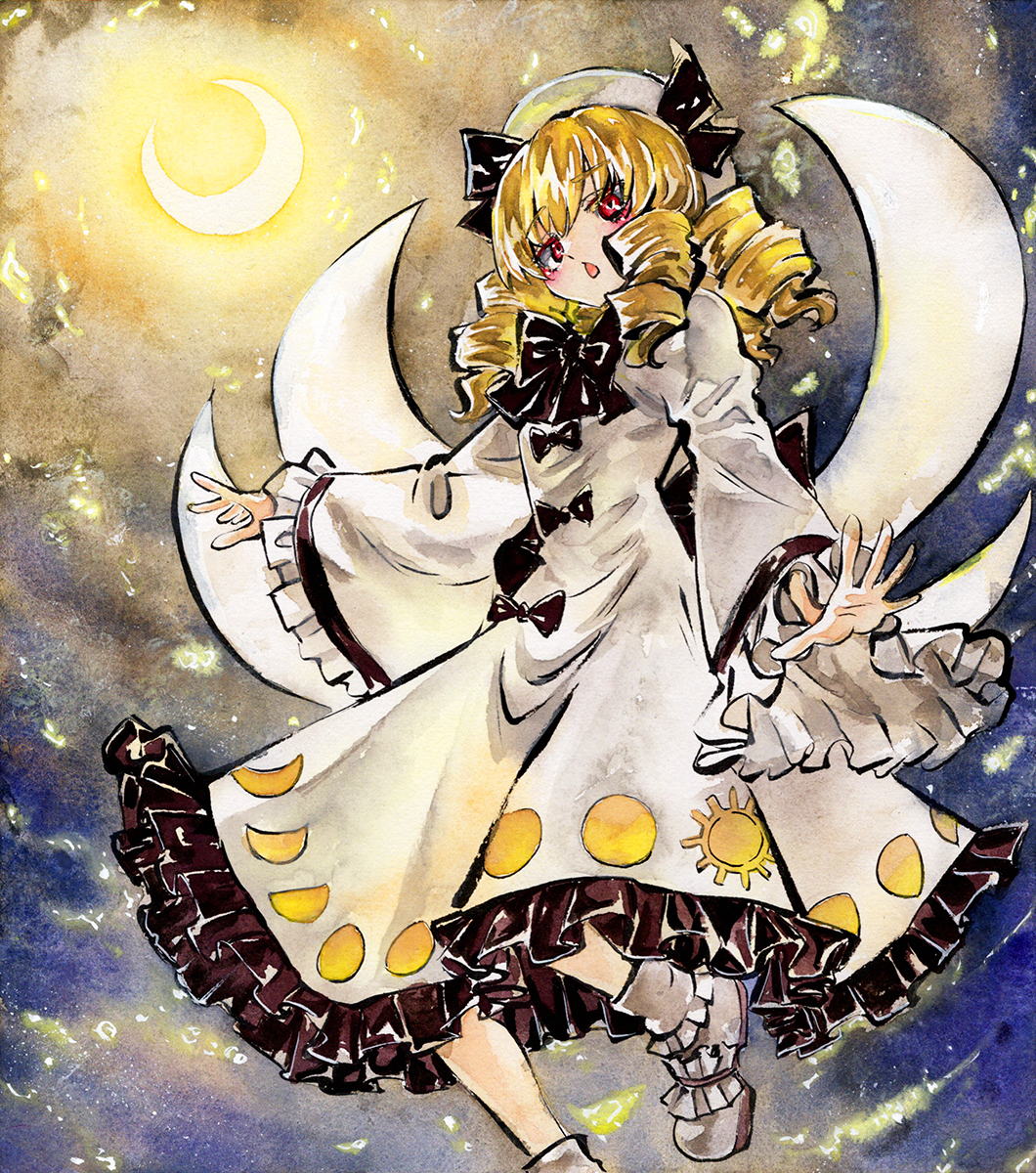 This is a pixiv picture whose title is ルナチャイルド.