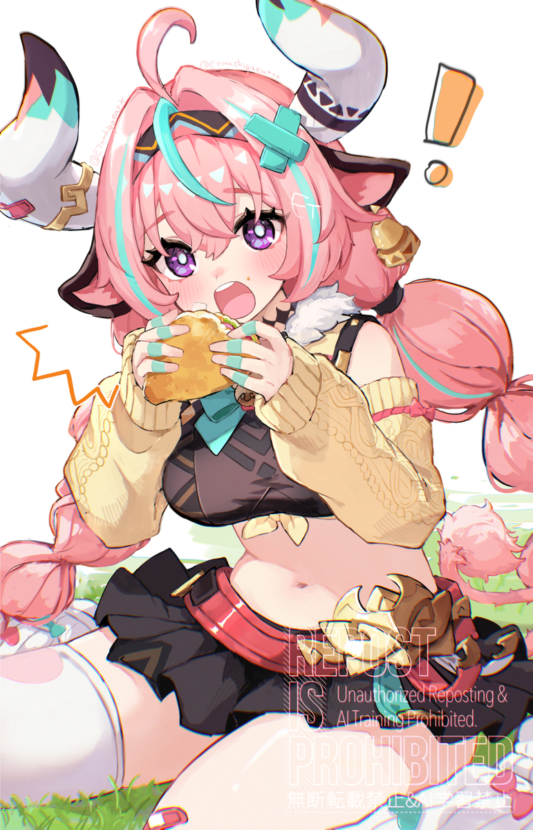 This is a pixiv picture whose title is おっとりパワフル！.