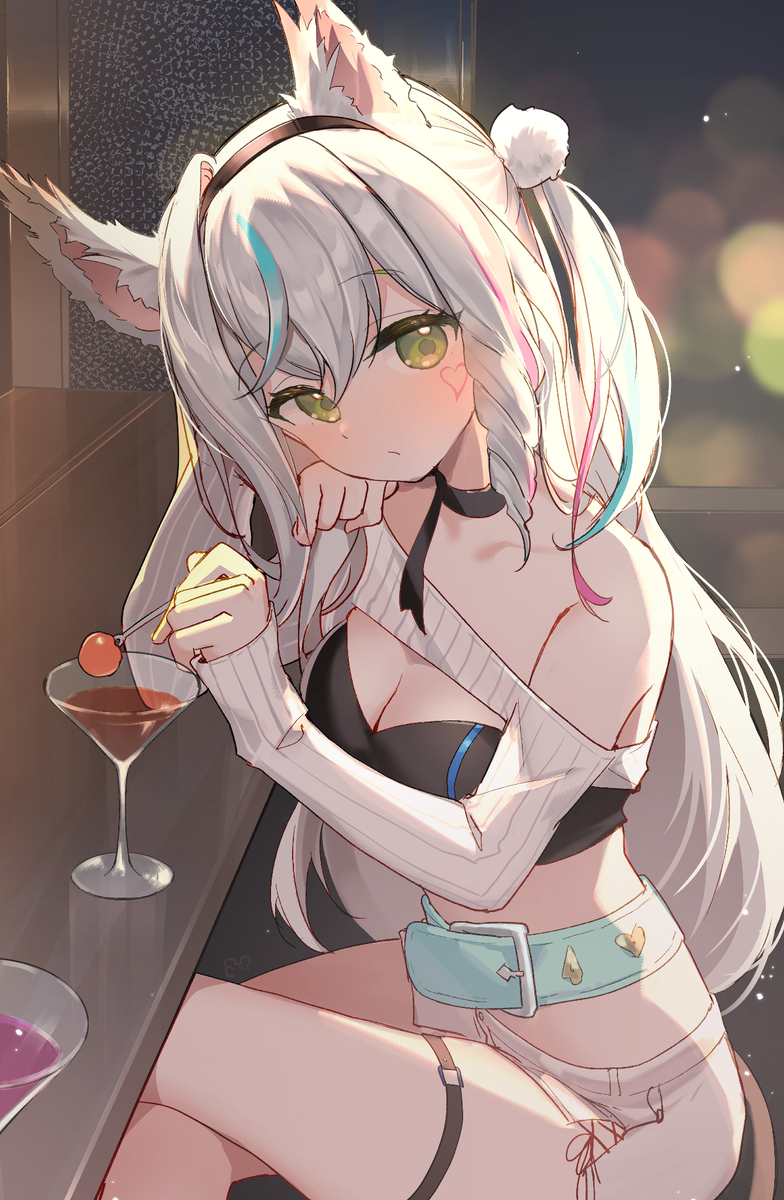 This is a pixiv picture whose title is ほろよい.
