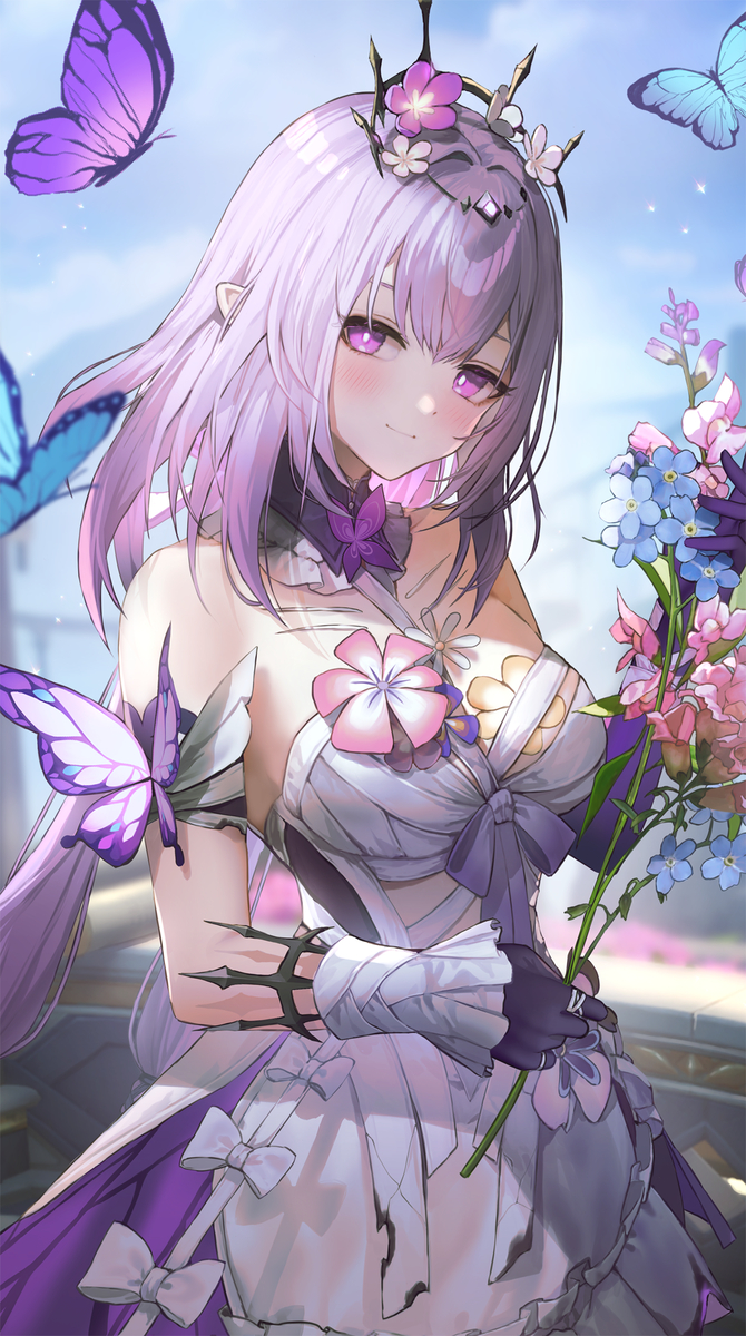 This is a pixiv picture whose title is Castorice.