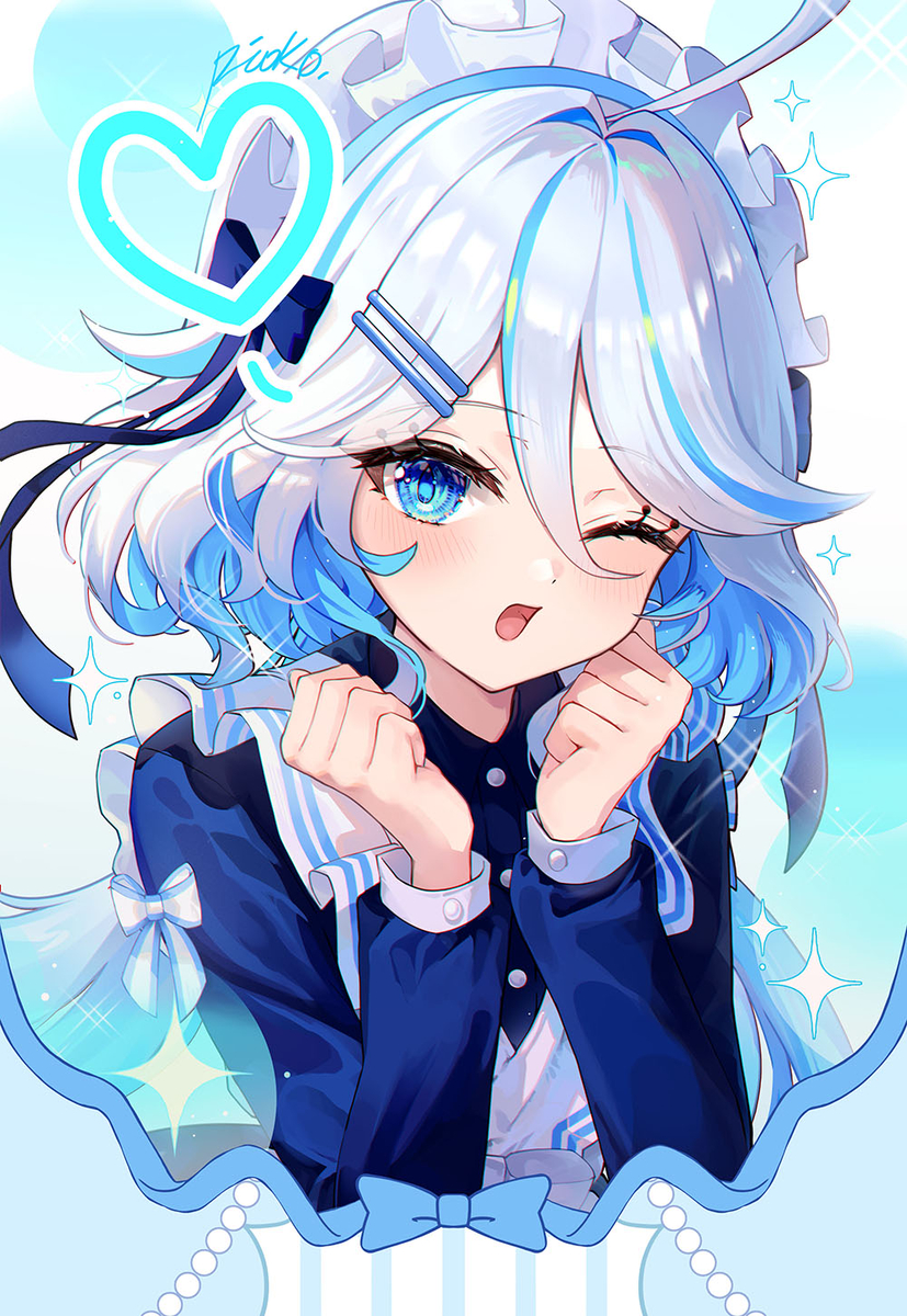 This is a pixiv picture whose title is CAFE CUTIE フリーナ.