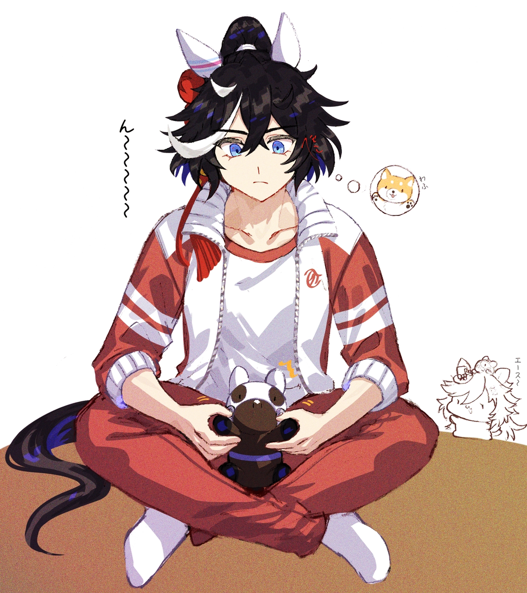 This is a pixiv picture whose title is 🅰️.
