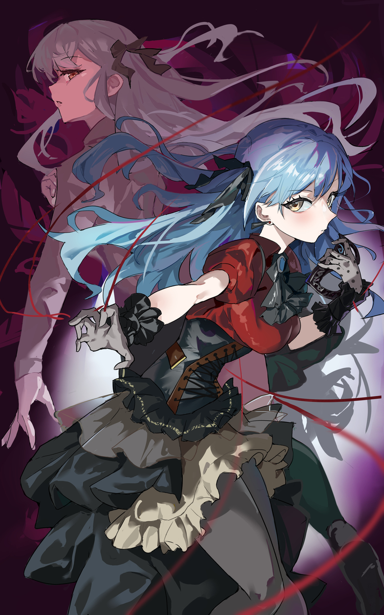 This is a pixiv picture whose title is saki.