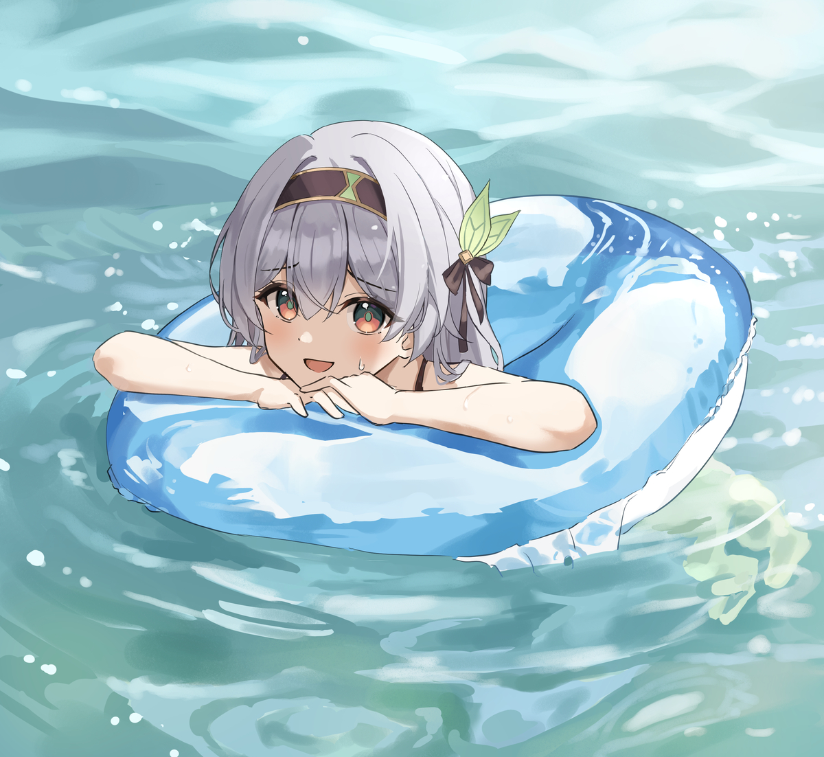 This is a pixiv picture whose title is カナヅチだったホタル.