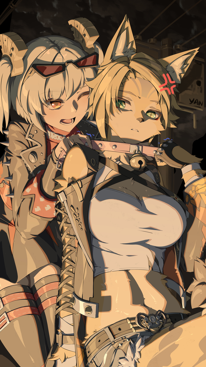 This is a pixiv picture whose title is 猫饭.