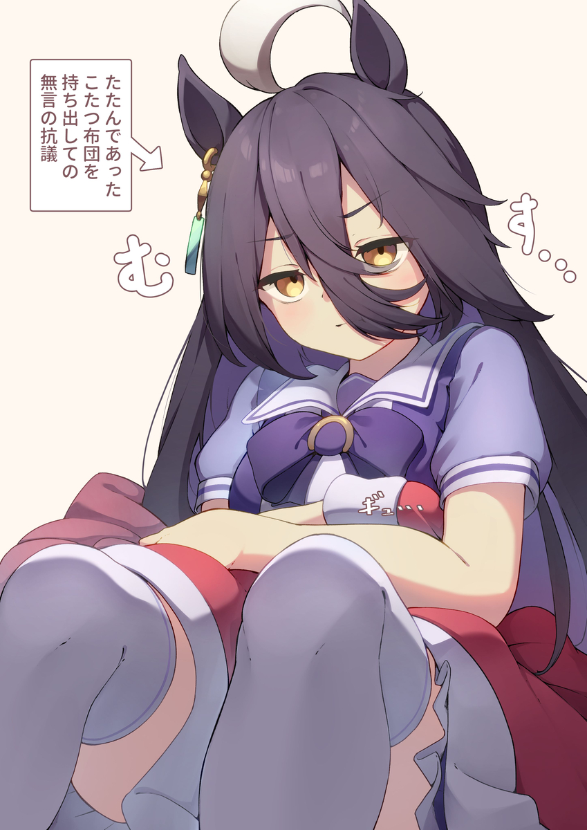 This is a pixiv picture whose title is とうとうコタツを片付けられてしまったカフェさん.