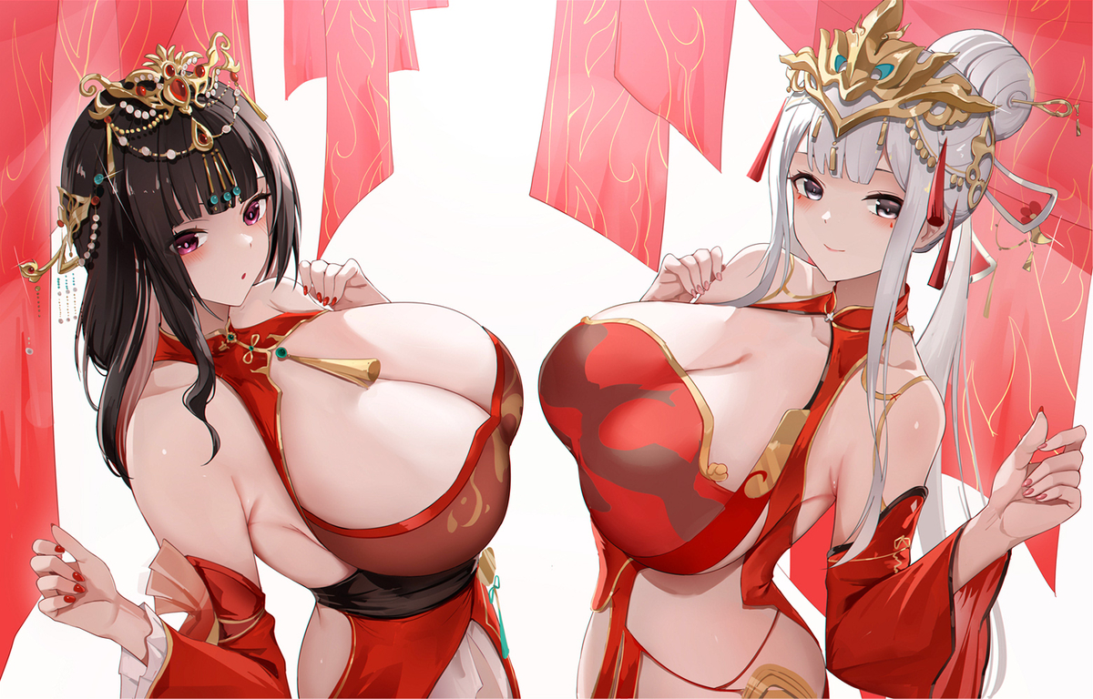 This is a pixiv picture whose title is 入洞房~~.