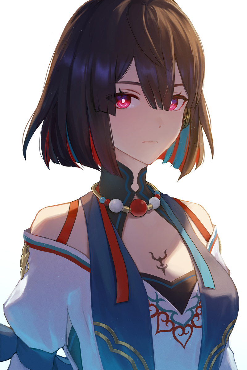 This is a pixiv picture whose title is 雪衣.