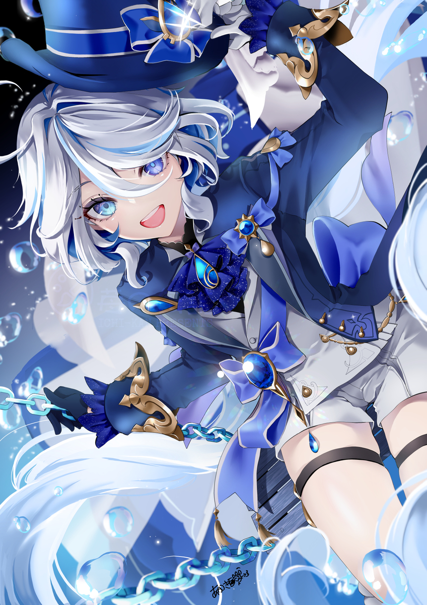 This is a pixiv picture whose title is 🔷フリーナ🔷.