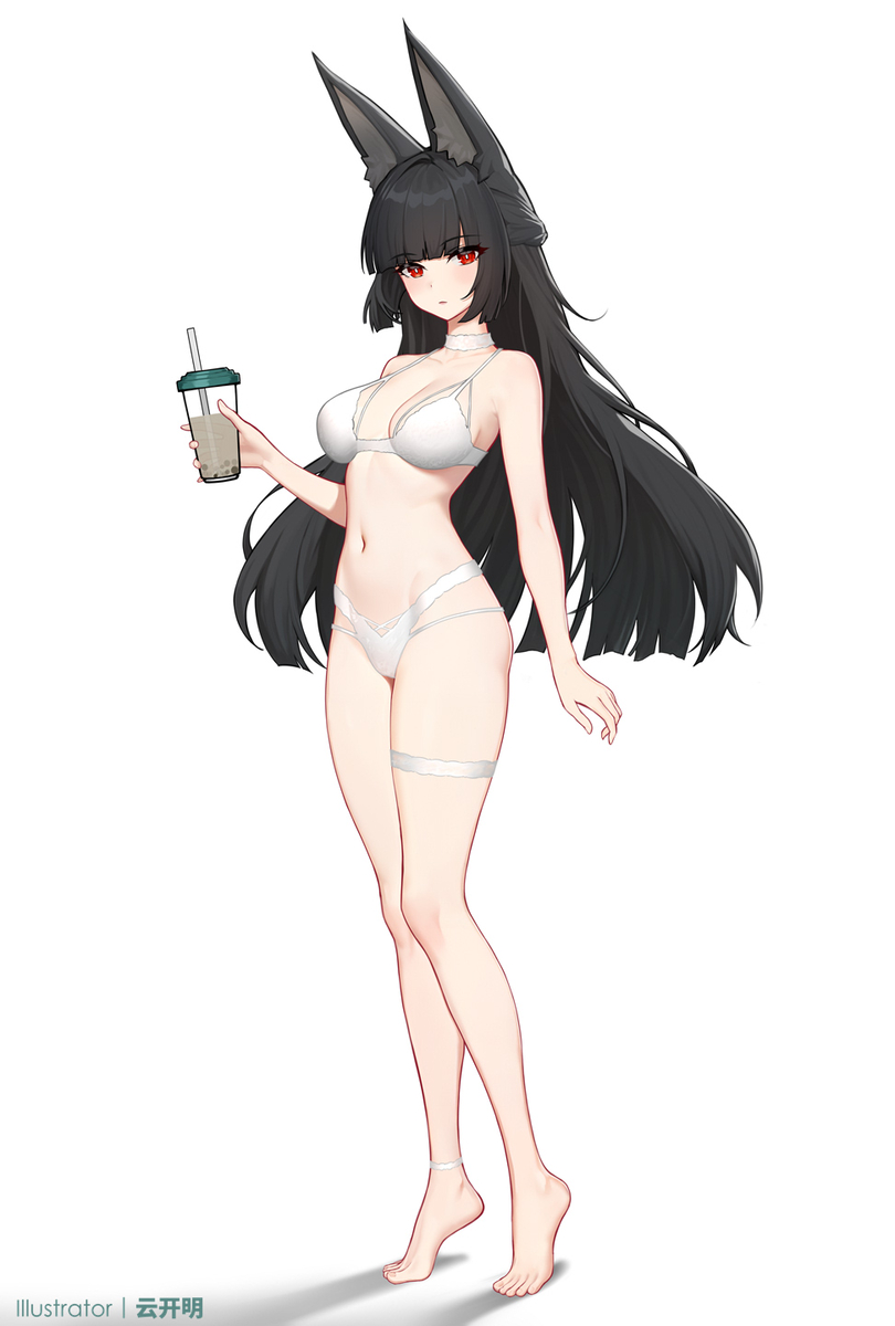 This is a pixiv picture whose title is 星见雅内衣版.