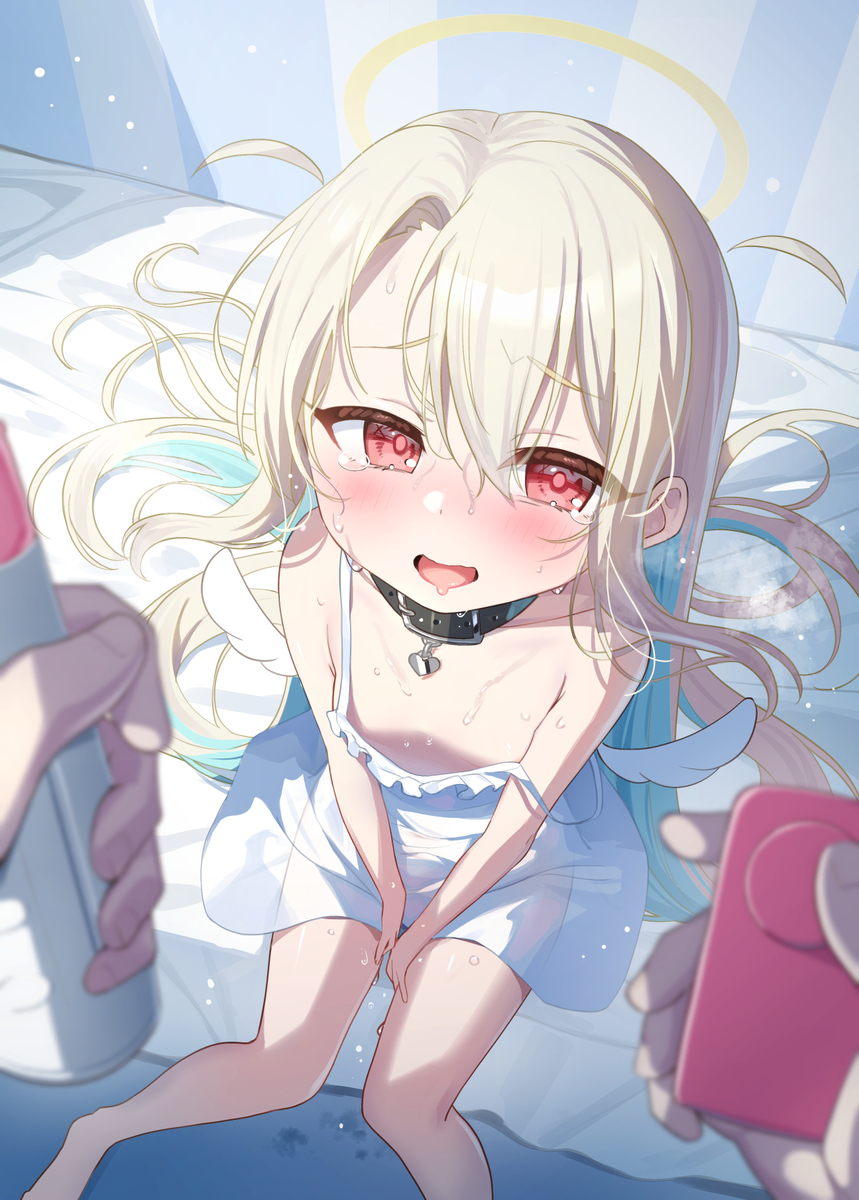 This is a pixiv picture whose title is 「お兄さ……んっ……」.
