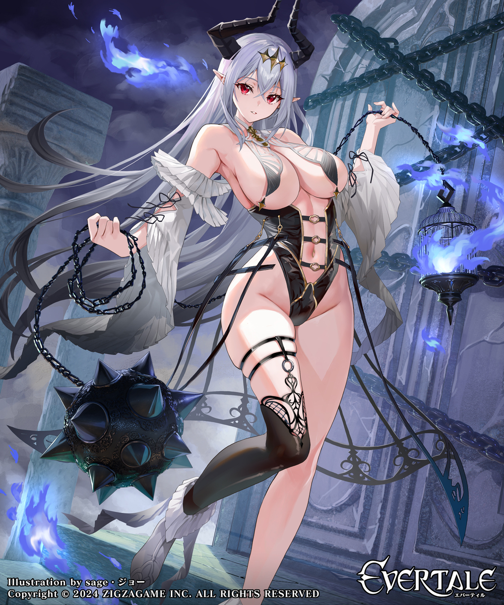 This is a pixiv picture whose title is エバーテイル『ルシファー』.