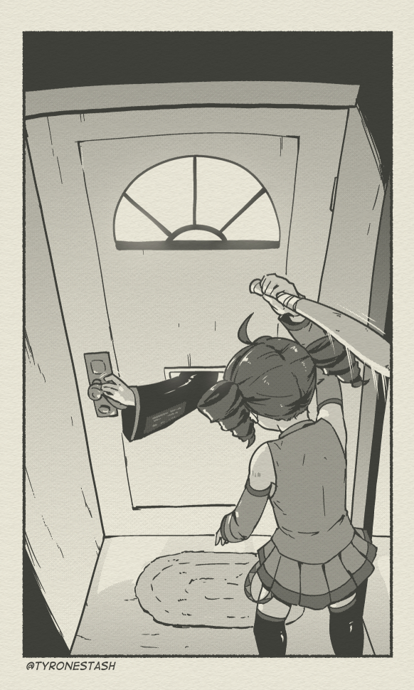 This is a pixiv picture whose title is Mike scream.