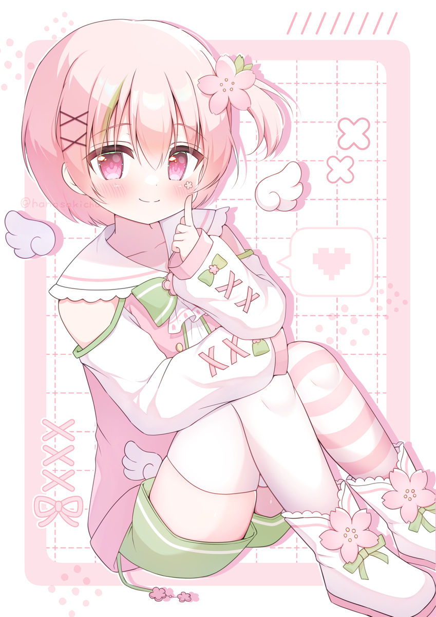 This is a pixiv picture whose title is 桜の最強天使2025.