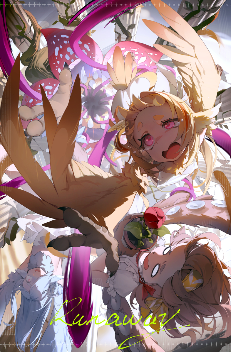 This is a pixiv picture whose title is Runaway.