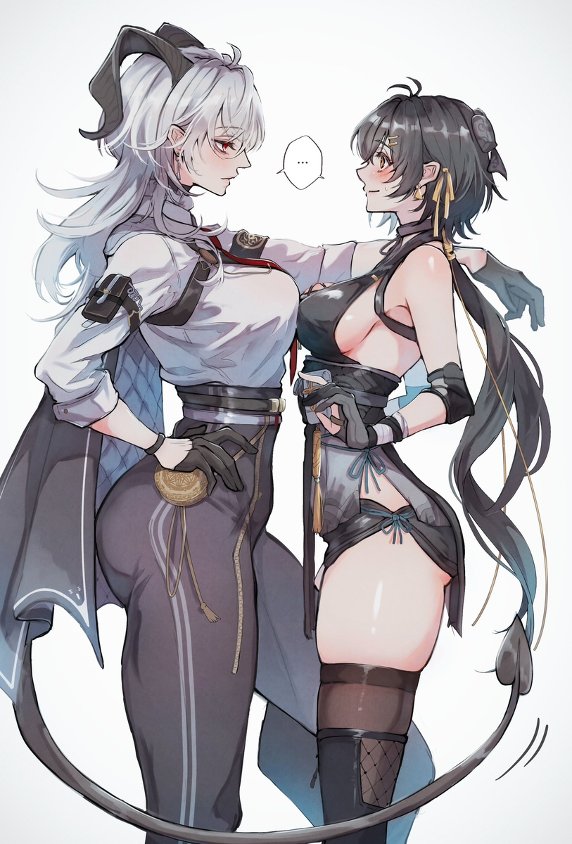 This is a pixiv picture whose title is ザンニーと漂泊者♀ちゃん.