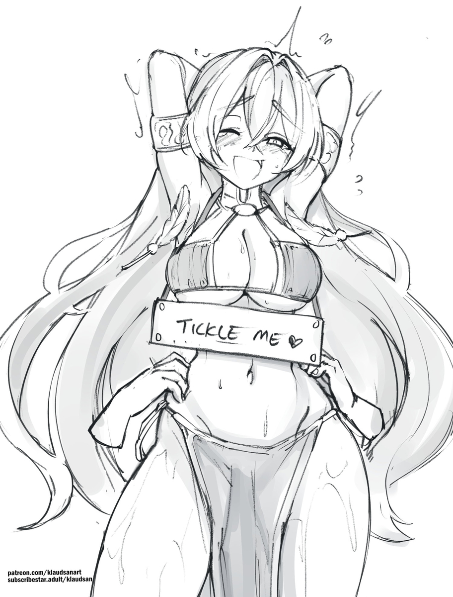 This is a pixiv picture whose title is Tickle me!.