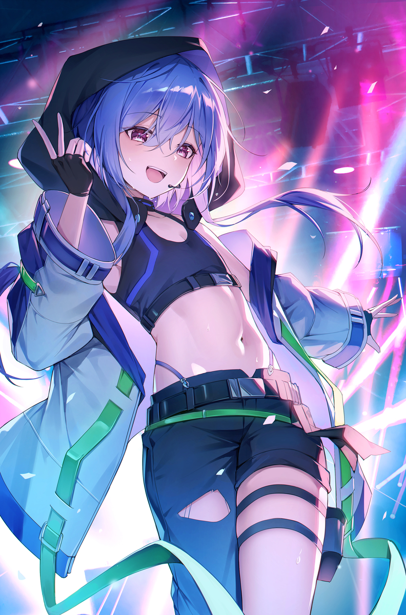 This is a pixiv picture whose title is ミヅキ.