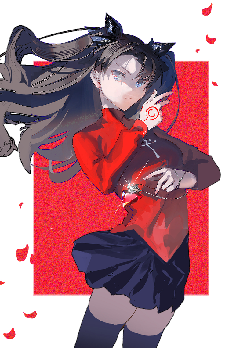 This is a pixiv picture whose title is 一輪.