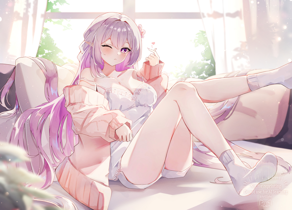 This is a pixiv picture whose title is Castorice.