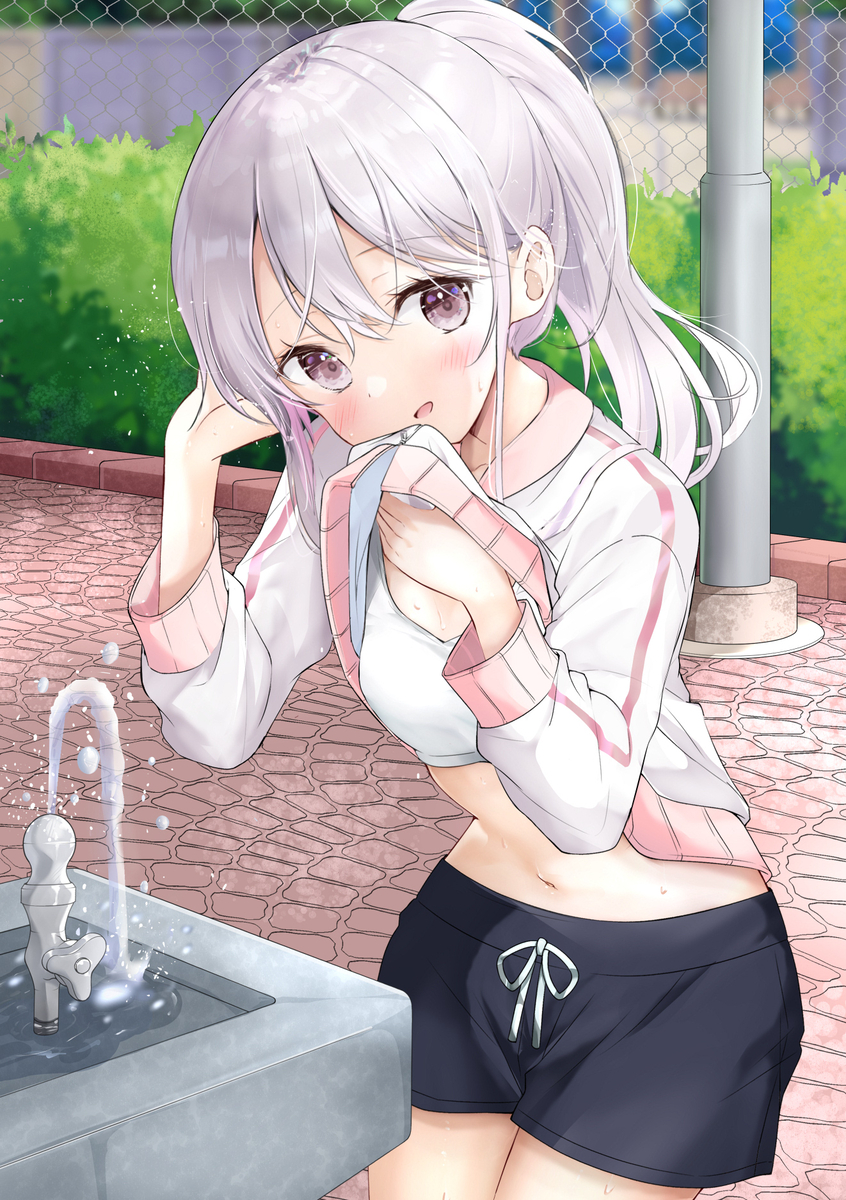 This is a pixiv picture whose title is ちょっと休憩しましょうか。お兄さん。.