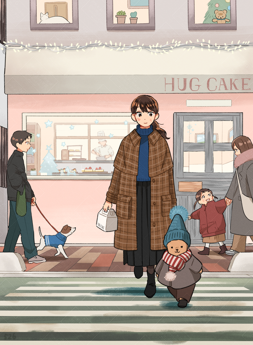 This is a pixiv picture whose title is かいもの.