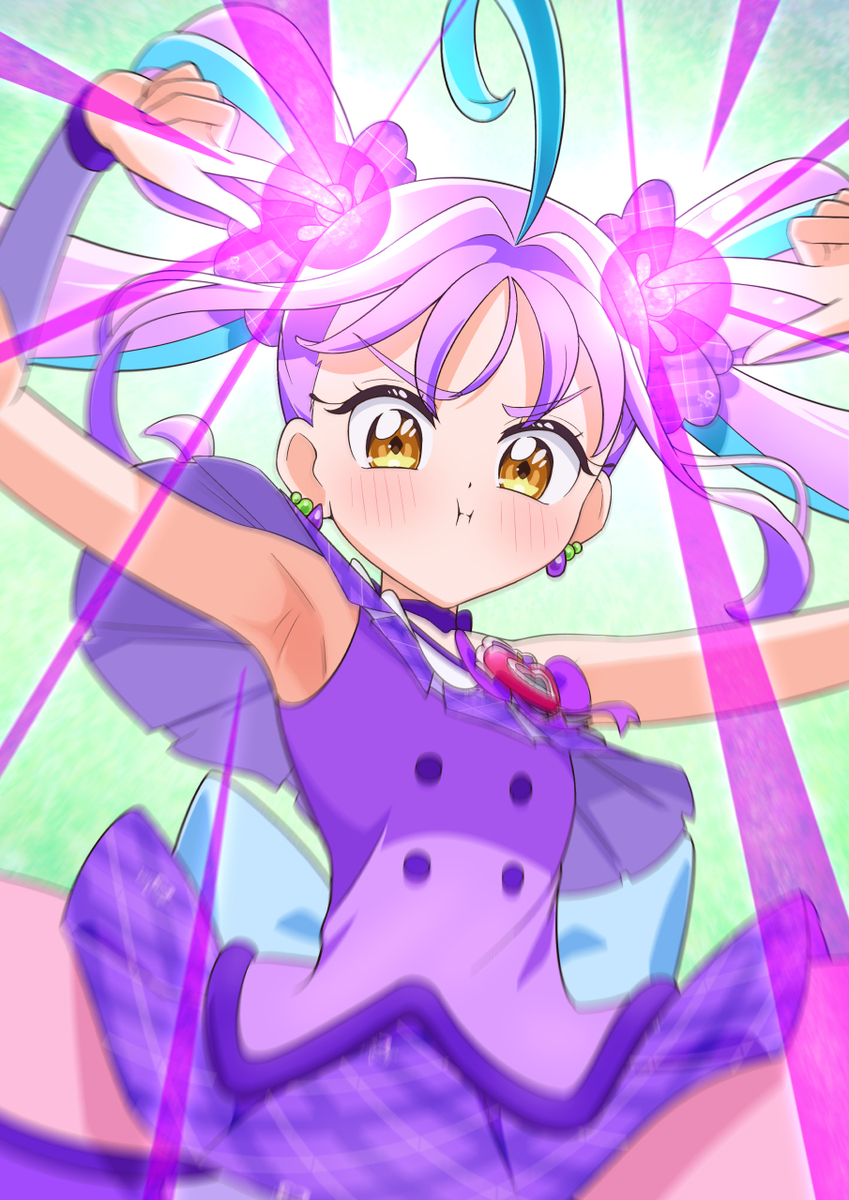 This is a pixiv picture whose title is キュンキュンビーム！！🪩（ファンサ）.