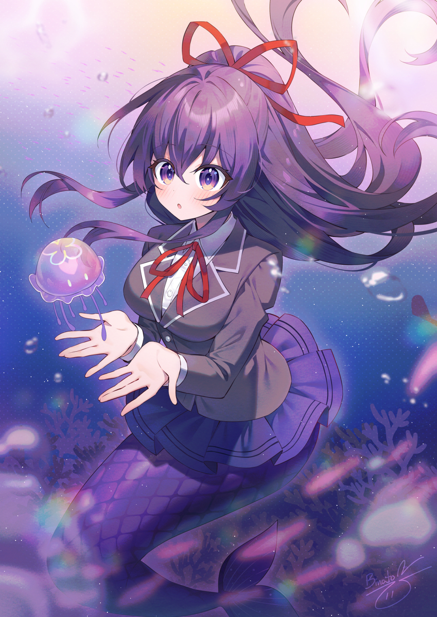 This is a pixiv picture whose title is 十香・マーメード.