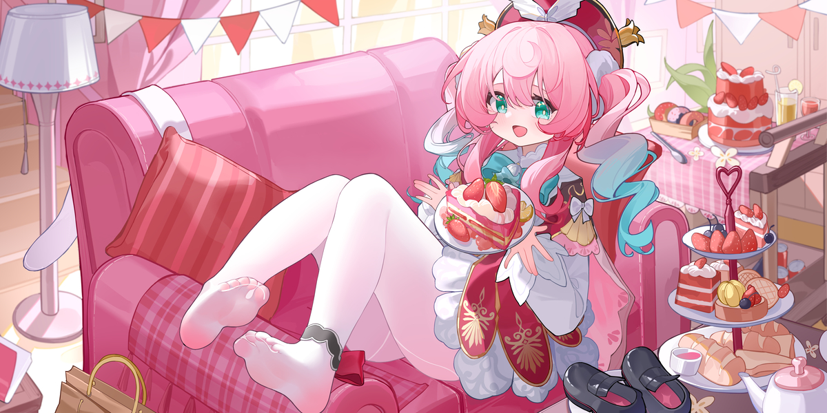 This is a pixiv picture whose title is 风堇.