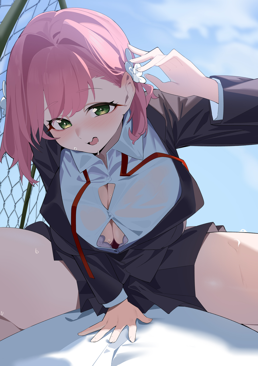 This is a pixiv picture whose title is DAY2 花園 羽香里.