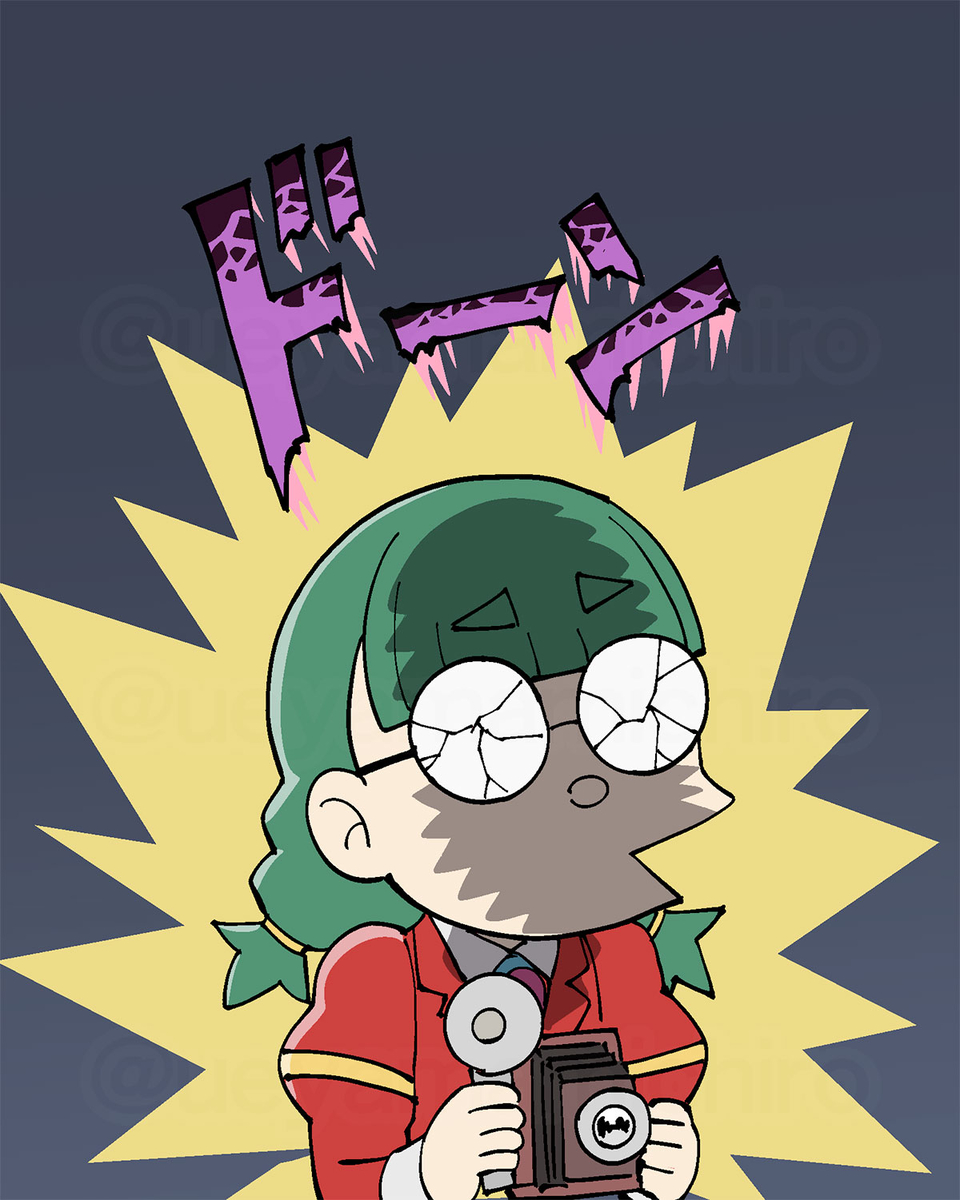This is a pixiv picture whose title is おじさん道.