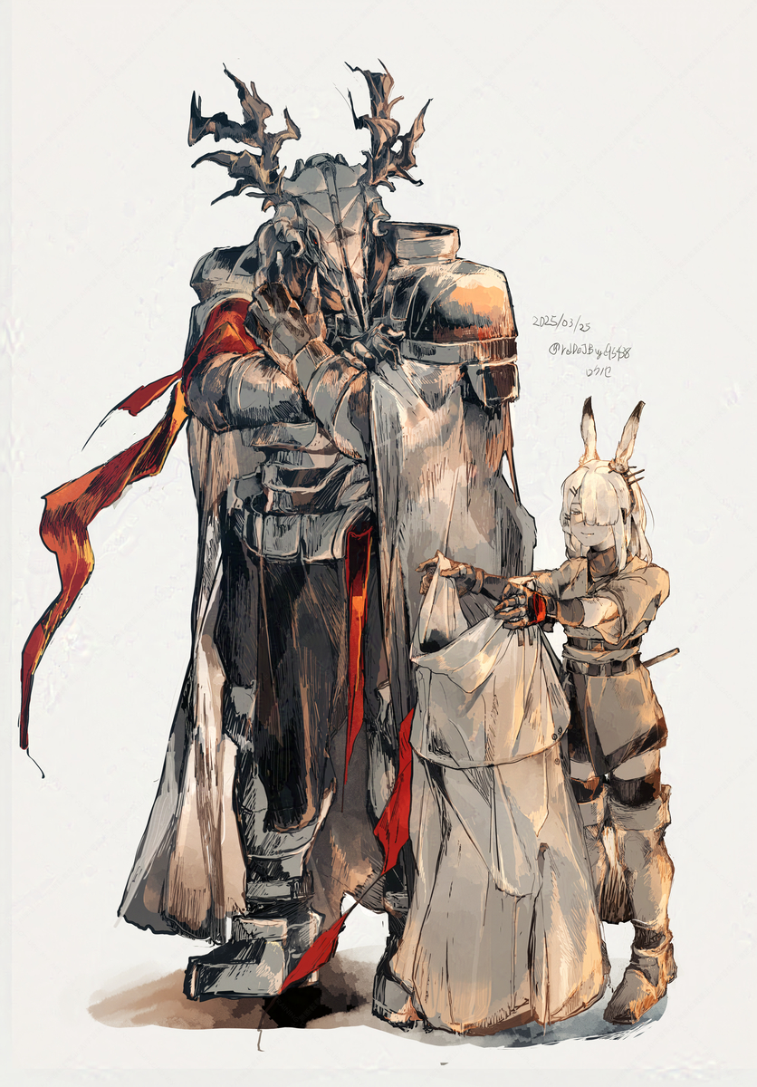 This is a pixiv picture whose title is 贈り物.