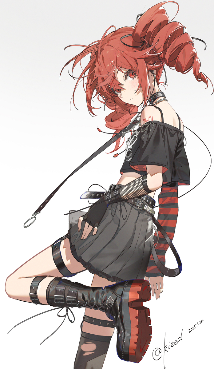 This is a pixiv picture whose title is 重音テト.