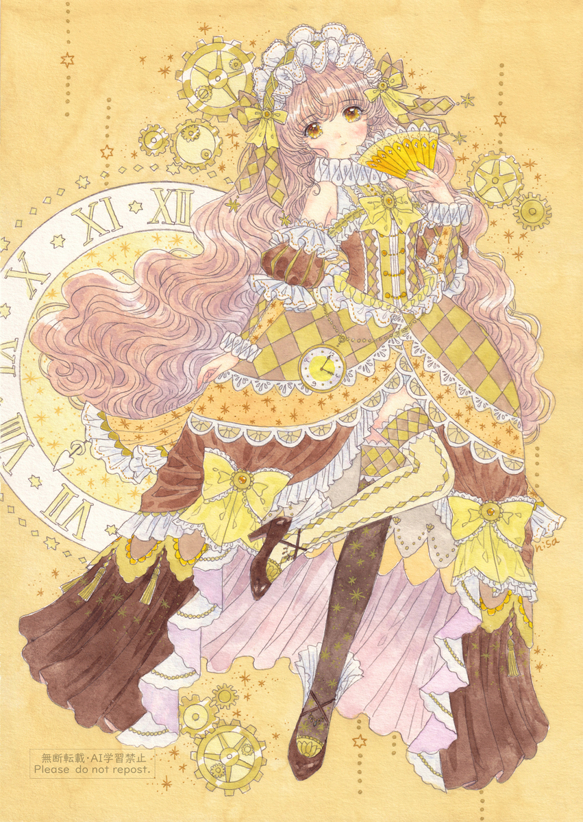 This is a pixiv picture whose title is TIME.