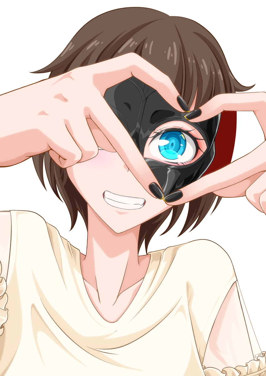 This is a pixiv picture whose title is 10年以上ぶりのバストアップ構図.