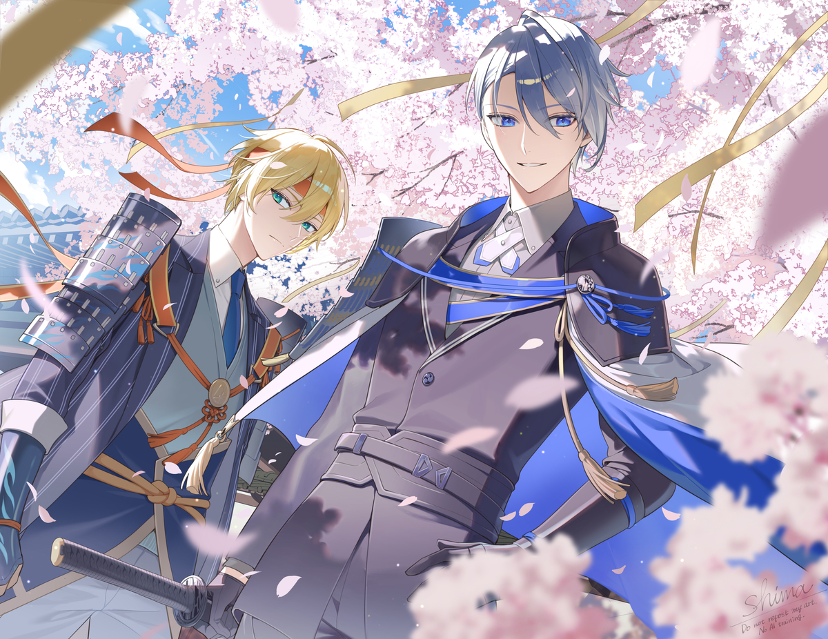 This is a pixiv picture whose title is 春.