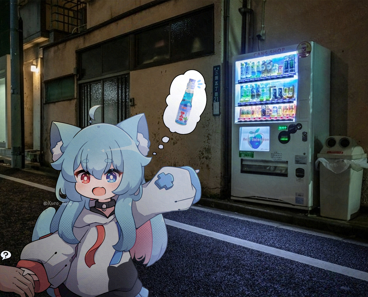 This is a pixiv picture whose title is She wants a drink.