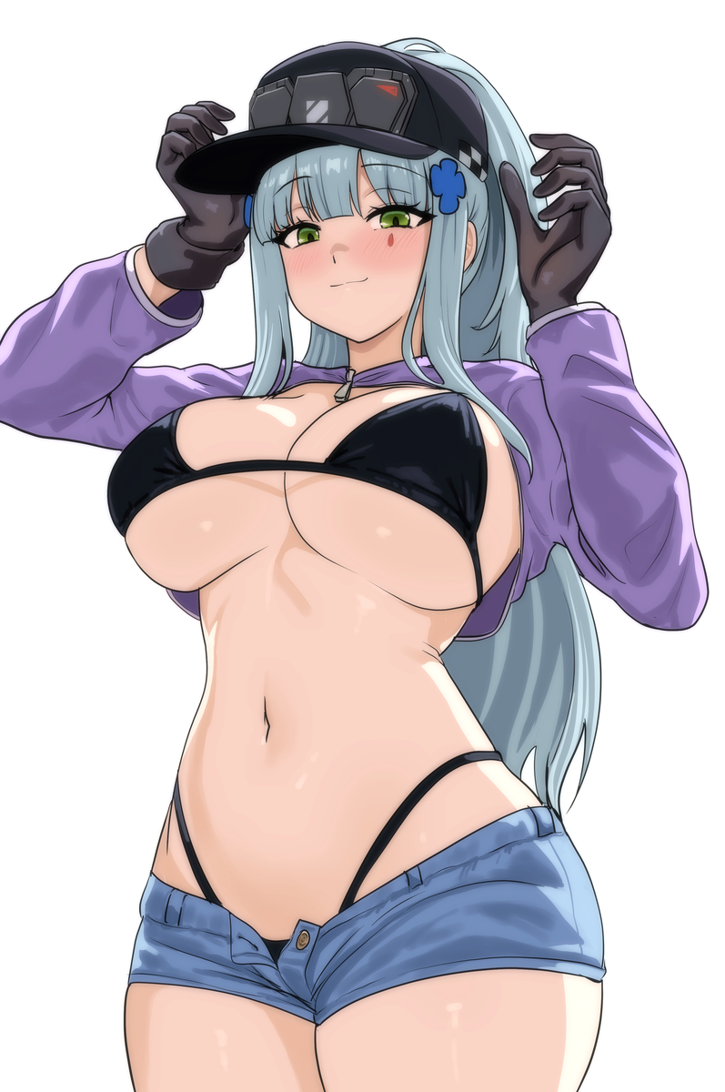 This is a pixiv picture whose title is HK416/Klukai.