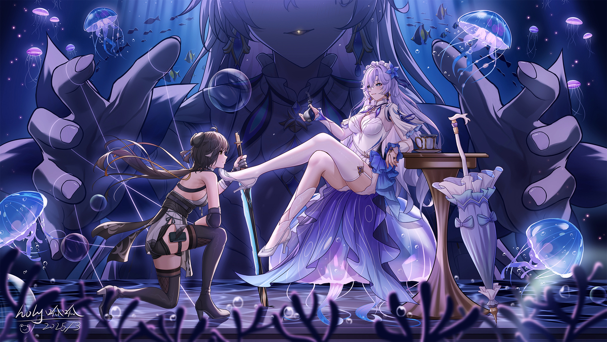 This is a pixiv picture whose title is 翡萨烈的大手.