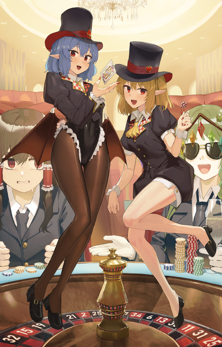 This is a pixiv picture whose title is casino.