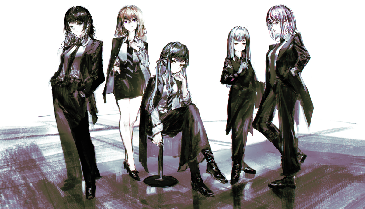 This is a pixiv picture whose title is 黑邦（.